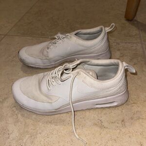 Nike white running sneakers